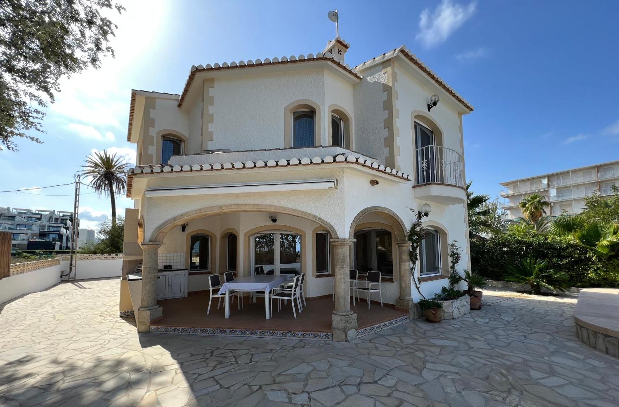 Chalet En La Playa Con Piscina Privada - Holavivienda Inmobiliaria デニア エクステリア 写真
